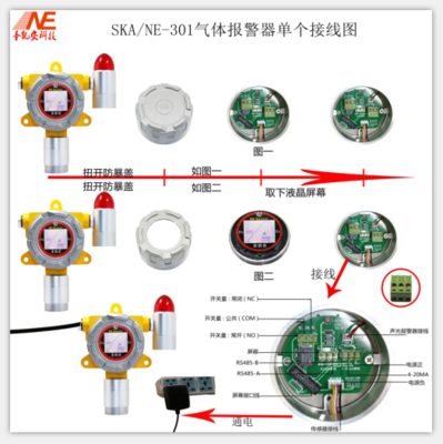 SKA-NE301-VOC-固定遙控式有機(jī)揮發(fā)物VOC濃度檢測報警器SKA-NE301-VOC-深圳市圣凱安科技
